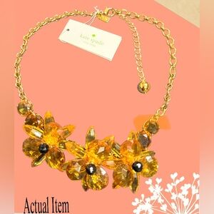 NWT - Kate Spade Brilliant Blooming Flower Necklace